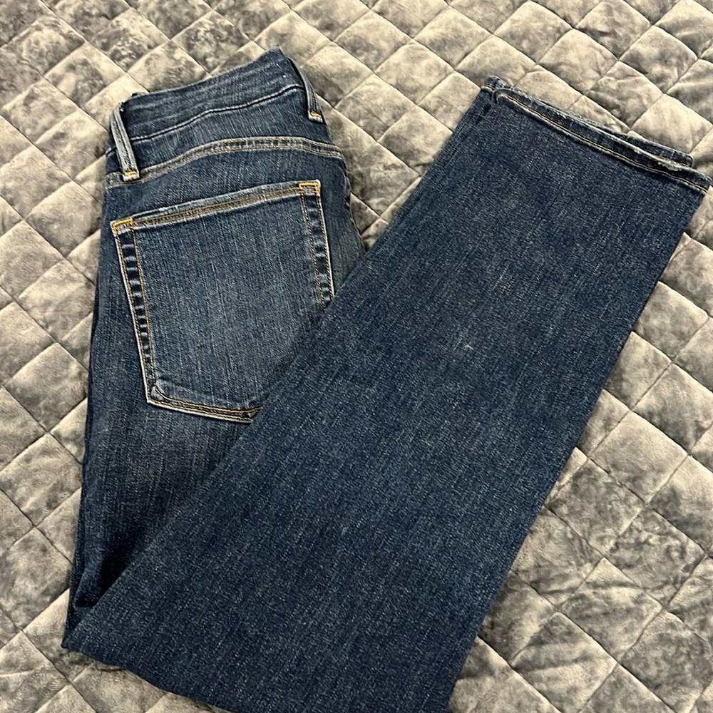good american straight leg jean
